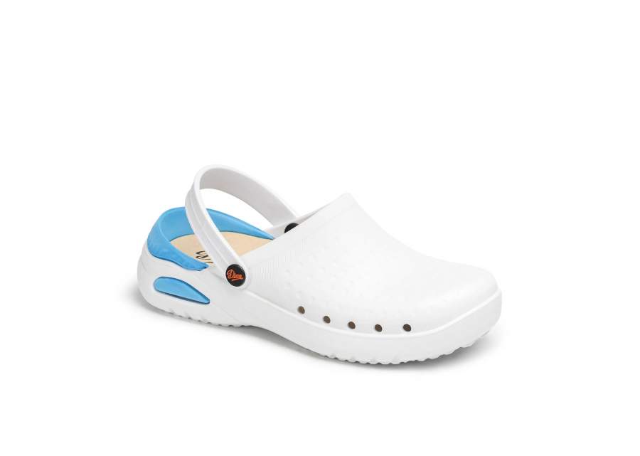 Sanitär-Clogs und professionelle Schuhe Dian ZUECO DIAN EVA SOFT blanco