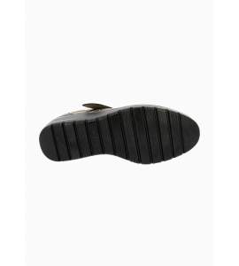 Zapato de piel con velcro Cutillas 45414 bronce