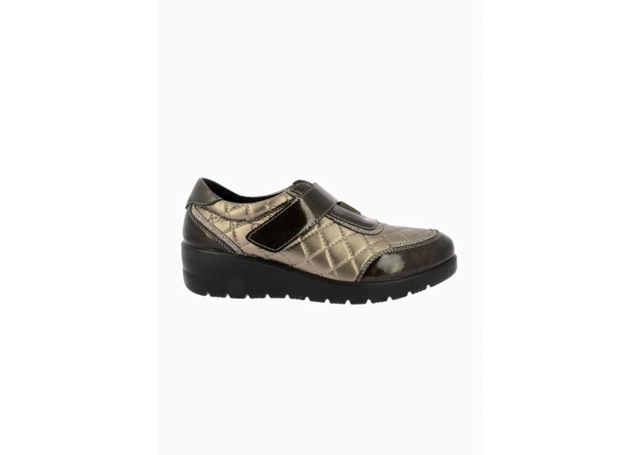 Zapato de piel con velcro Cutillas 45414 bronce
