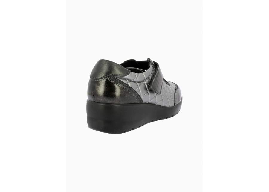 Zapato de piel con velcro Cutillas 45414 grafito
