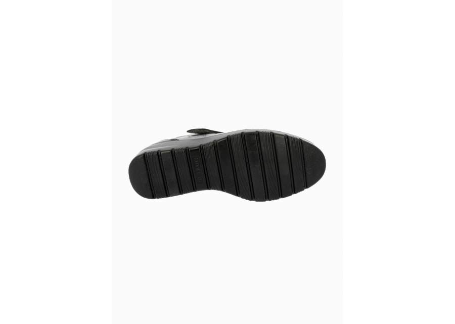 Zapato de piel con velcro Cutillas 45414 grafito