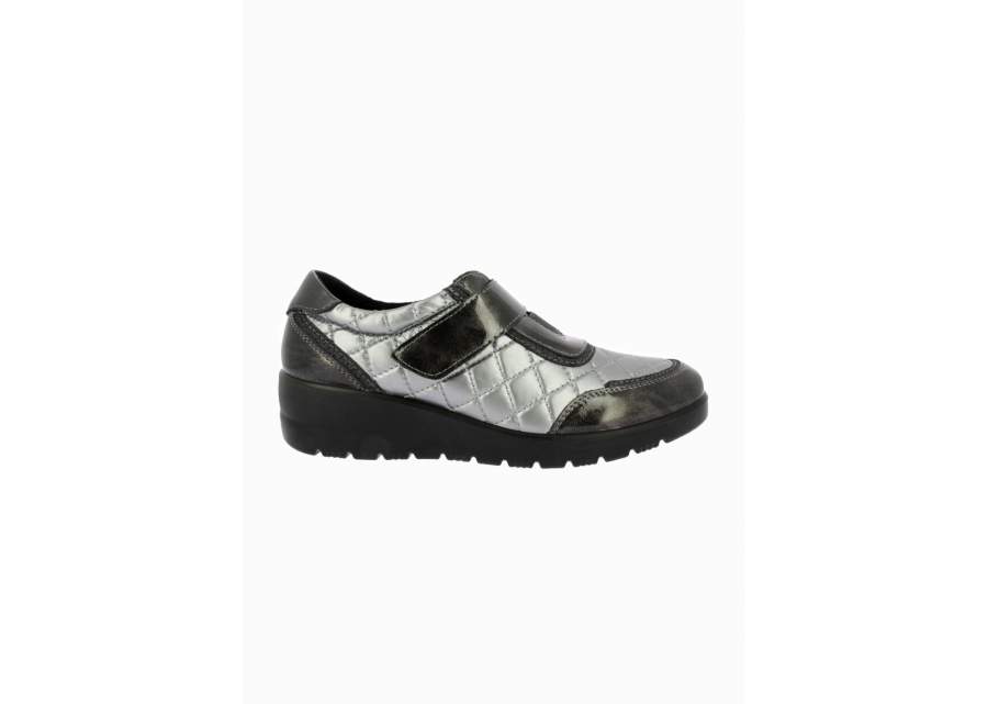 Zapato de piel con velcro Cutillas 45414 grafito