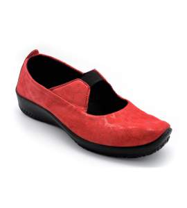 Lycra sko til Arcopedico indlægssåler M-4671 Rød