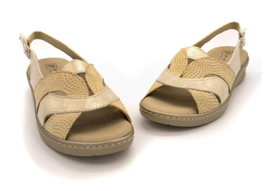 Sandalia para plantillas pitillos m-6001 oro Talla 36 Color ORO