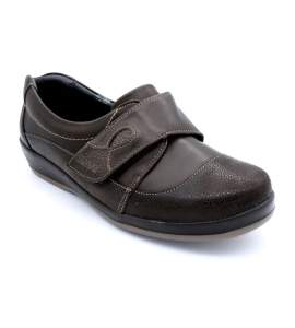 Velcro Shoe Last Wide Special Soft M-3106 Brun