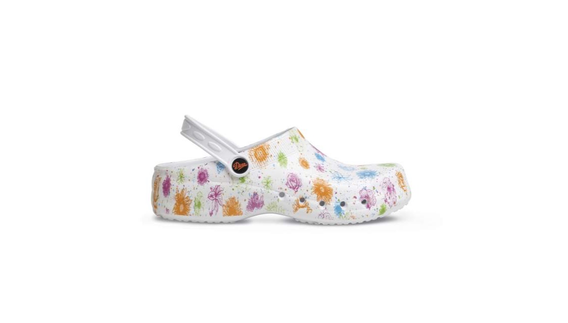 Zueco sanitario Dian EVA estampado, ligero y lavable
